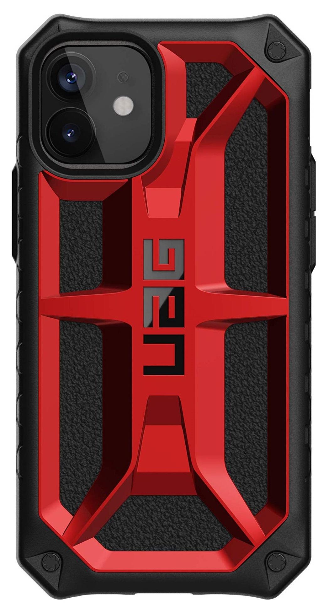 Чехол милитари противоударный UAG Monarch 112341119494 для Iphone 12 Mini (5.4") Crimson - фото 1