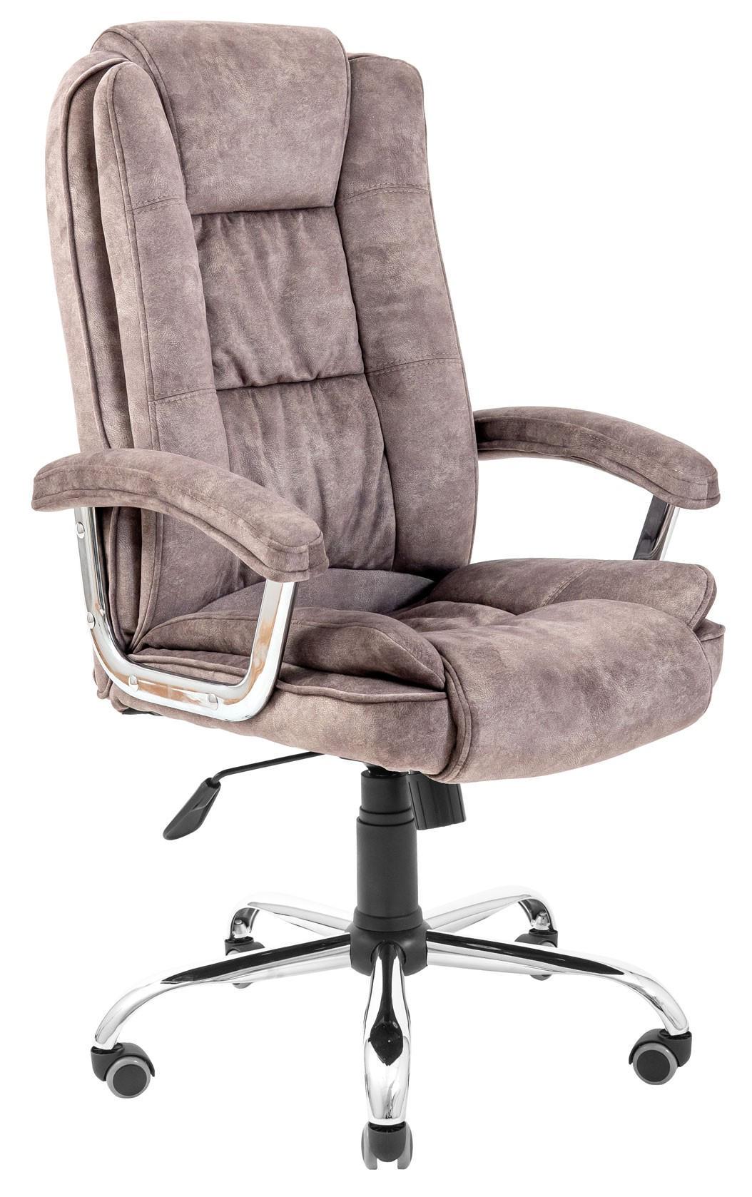 Крісло офісне комп'ютерне California Morant 03 Хром М2 AnyFix Коричневий