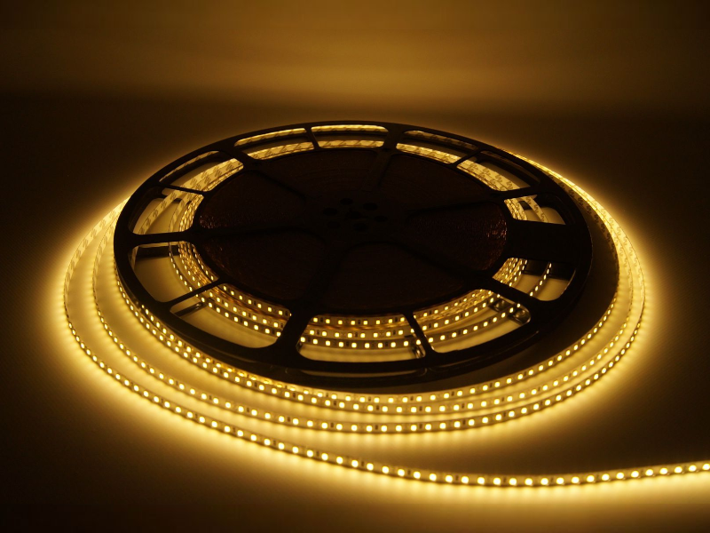 Світлодіодна стрічка МТК 3528 120 LED 8 мм 12V 9,6W/м IP20 подвійна плата Тепло білий бухта 50м Тепло білий (1022657) - фото 2 Світлодіодна стрічка МТК 3528 120 LED 8 мм 12V 9,6W/м IP20 подвійна плата Тепло білий бухта 50м Тепло білий (1022657) - фото 2