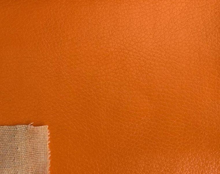 Кожзаменитель мебельный обивочный с подкладкой 140 см Оранжевый (25685459) - фото 4 Кожзаменитель мебельный обивочный с подкладкой 140 см Оранжевый (25685459) - фото 4