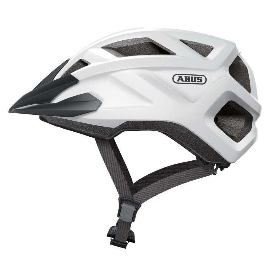 Велосипедний дитячий шолом Abus Mountz M 52-57 Polar White