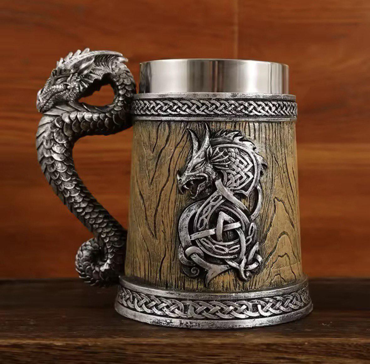 Кружка с драконами 3D 500 мл - фото 1 Кружка с драконами 3D 500 мл - фото 1