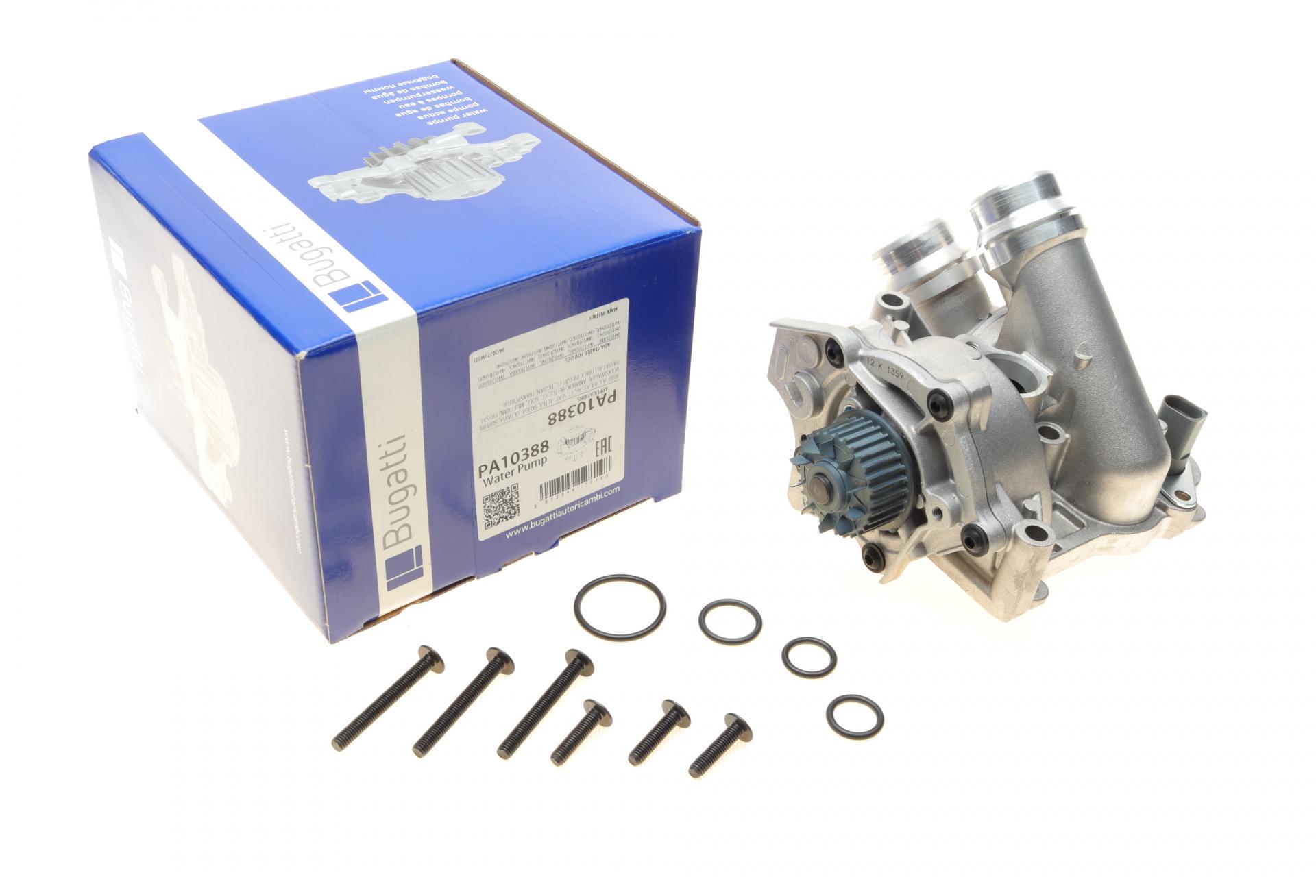 Водяная помпа Bugatti Audi A3-A8/Skoda/Seat/VW 1.8-2.0FSI/TFSI 04-B/B 6 лопастей (PA10388)