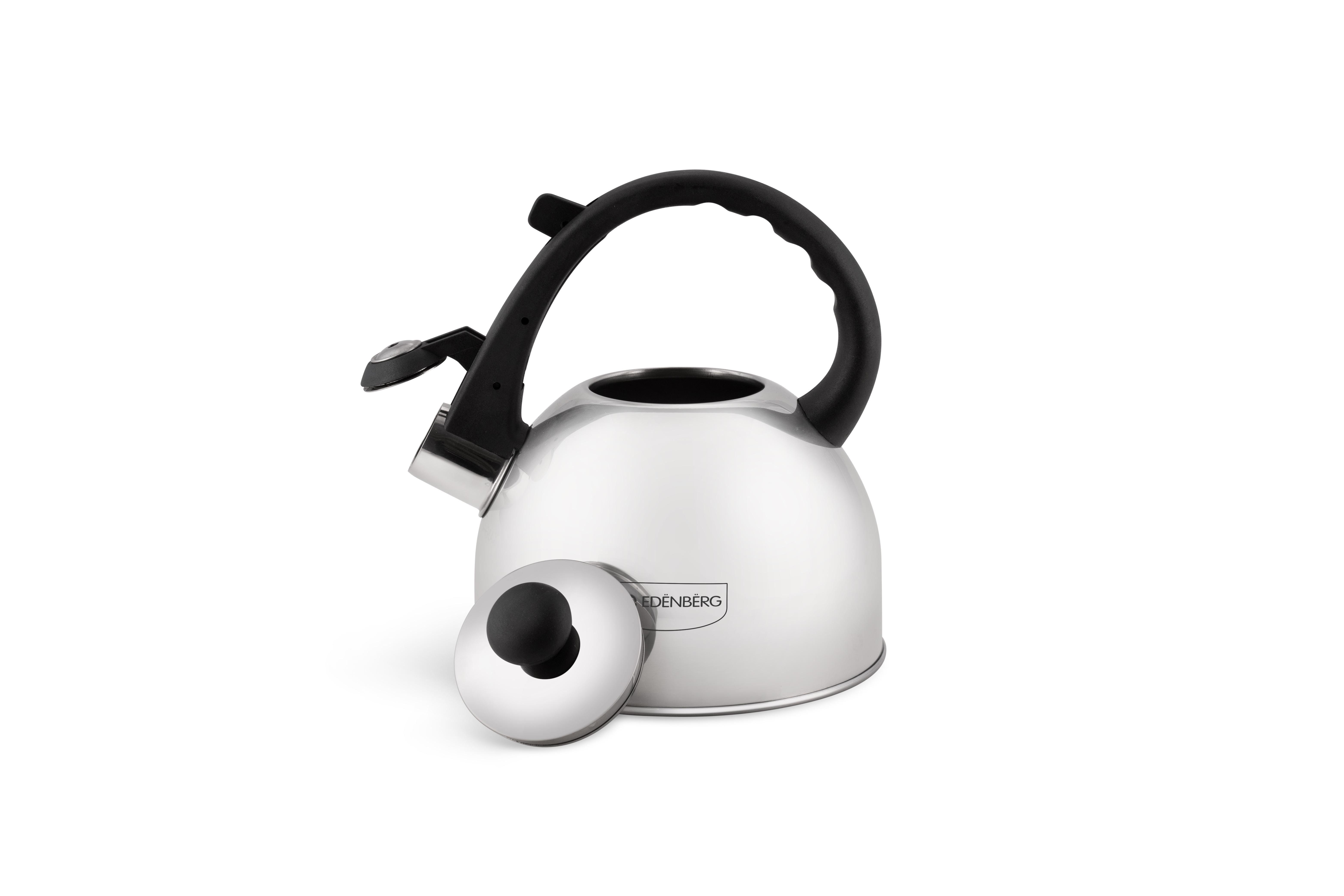 Чайник со свистком Edenberg EB 1971 на газовую плиту из нержавеющей стали 1,5 л - фото 3 Чайник со свистком Edenberg EB 1971 на газовую плиту из нержавеющей стали 1,5 л - фото 3