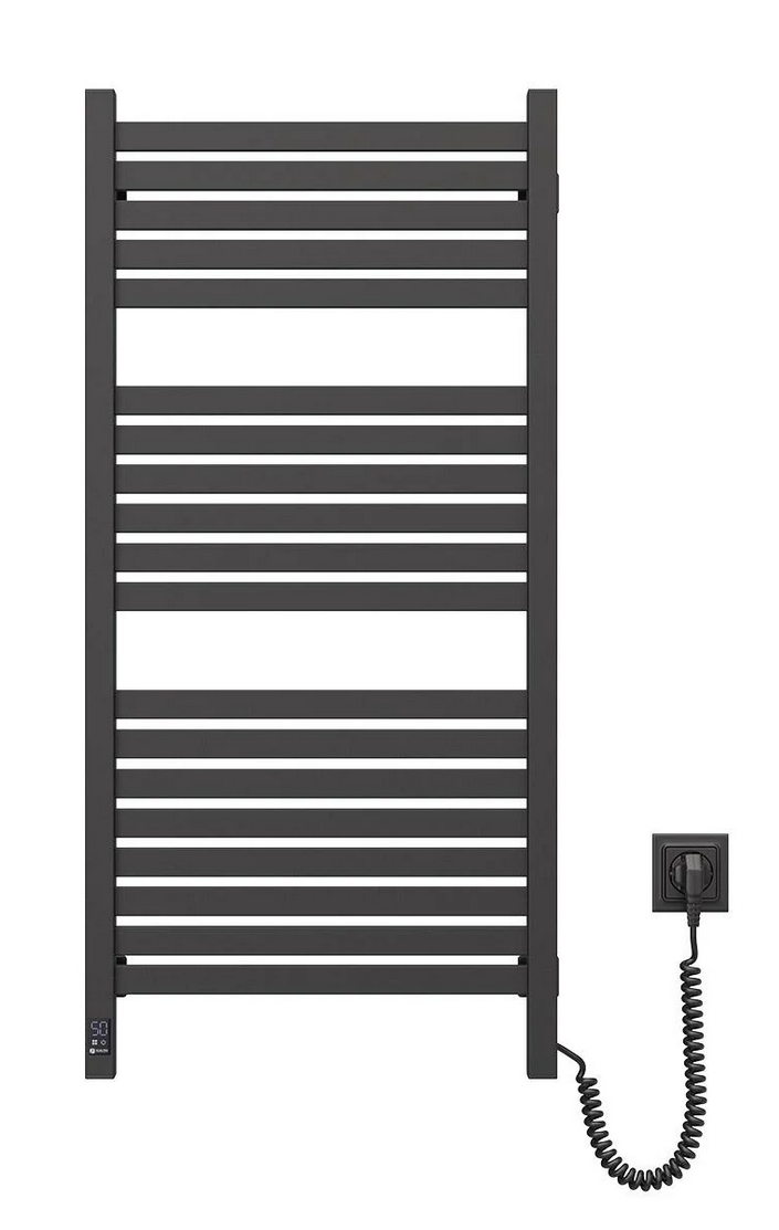 Электрический полотенцесушитель NAVIN Авангард X 480х1000 Sensor с WI-FI правосторонний Черный муар (H12-272055-4810)