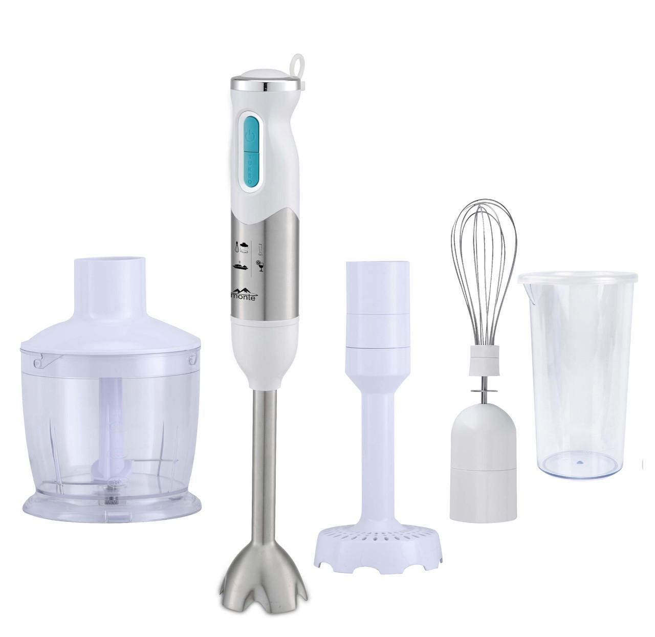 Блендер электрический с насадкой для пюре 900 Вт (1923-W-MT)