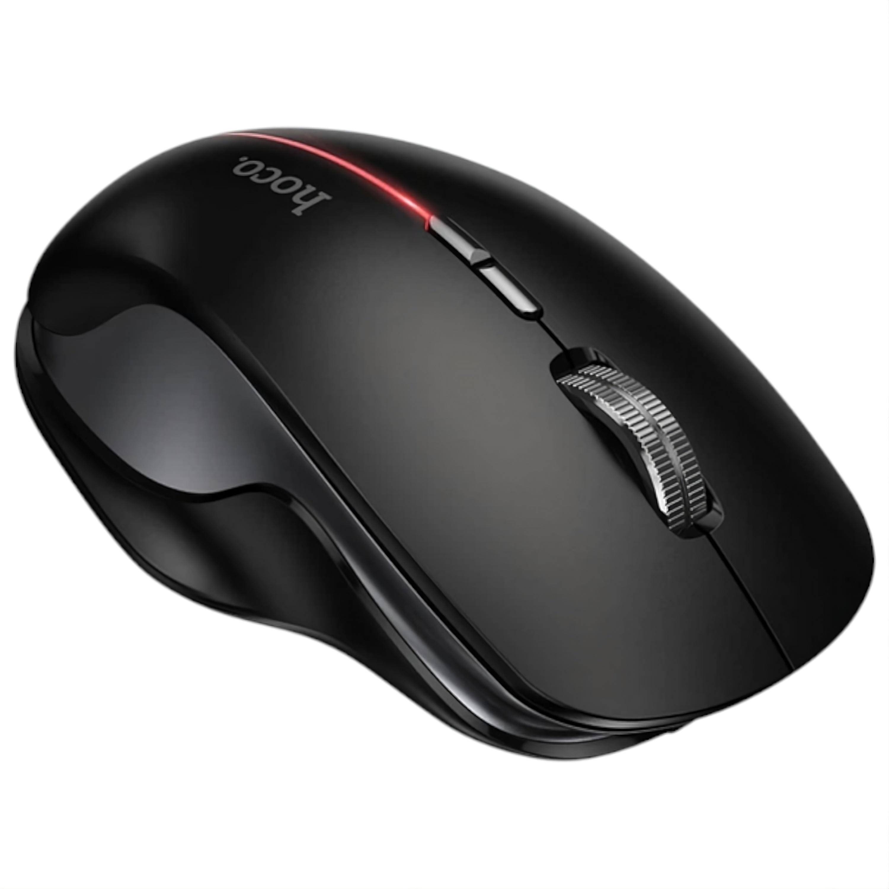 Компьютерная мышь Hoco GM40 Dixon RGB Dual-Mode Wireless перезаряжаемая до 140 ч Черный (30821496)