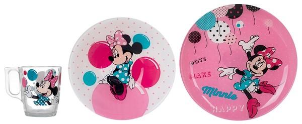 Набор детский Luminarc Disney Party Minnie 3 предмета (N5279)