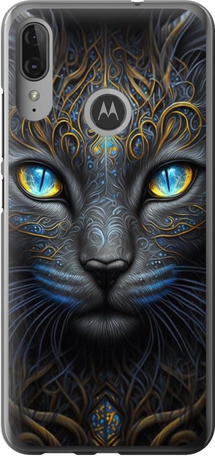 Чехол на Motorola Moto E6 Plus Кошка (5548u-1780-42517)