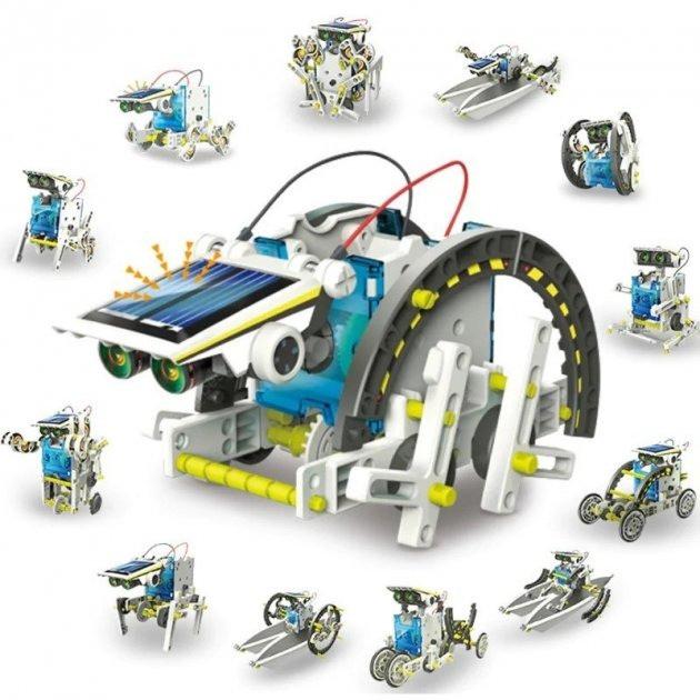 Конструктор робот Solar Robot 13в1 на сонячній батареї - фото 4