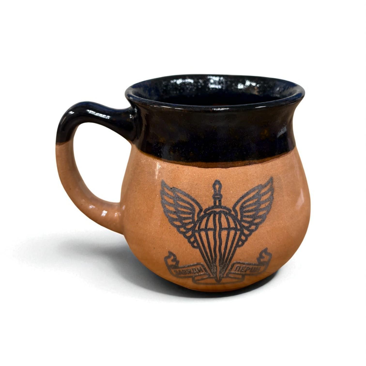 Чашка ДШВ ручная работа 450 мл Синий (28926819) - фото 1 Чашка ДШВ ручная работа 450 мл Синий (28926819) - фото 1