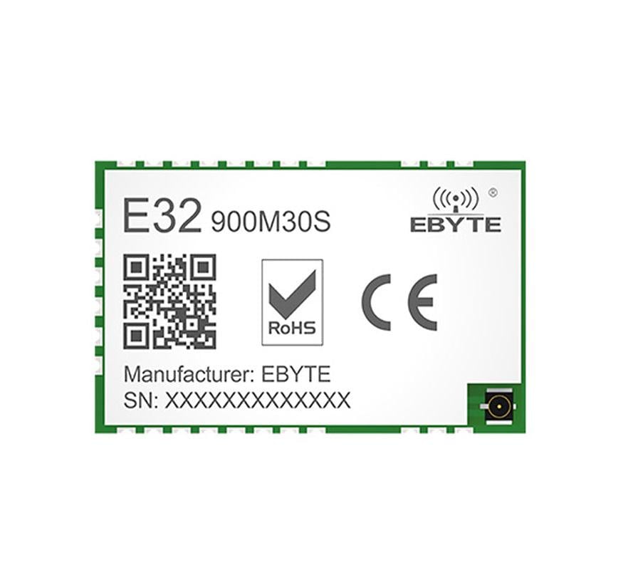 Бездротовий приймально-передавальний модуль EBYTE SX1276 LoRa E32-900M30Sm 868/915MHz 30dBm UART на 10км (00-00024524)