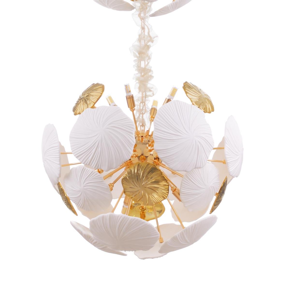 Люстра флористика BKL-530S/9+16 G9 GD - фото 3 Люстра флористика BKL-530S/9+16 G9 GD - фото 3