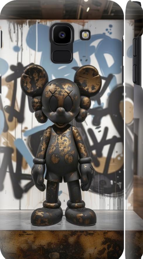 Чехол на Samsung Galaxy J6 2018 Bronze kaws v2 (6098m-1486-42517)