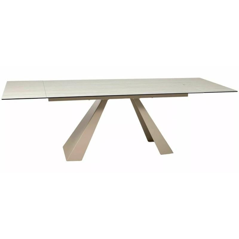 Стол обеденный раскладной кухонный Signal Salvadore Ceramic 160–240×90 см керамика Бежевый/Кашемир (35970534) Стол обеденный раскладной кухонный Signal Salvadore Ceramic 160–240×90 см керамика Бежевый/Кашемир (35970534)