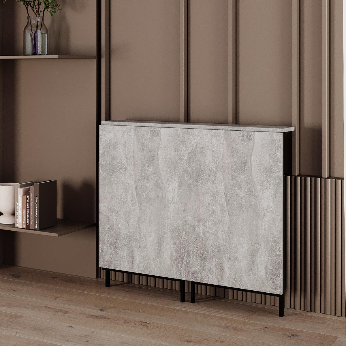 Стол-трансформер Sly 900x570x770 мм Ателье светлый/Черный (GATB24040000030) - фото 5