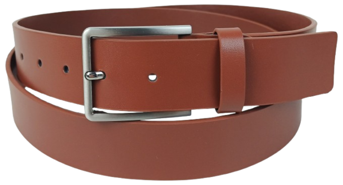 Ремень мужской Livergy из гладкой кожи 3,5 см Коричневый (31266824)