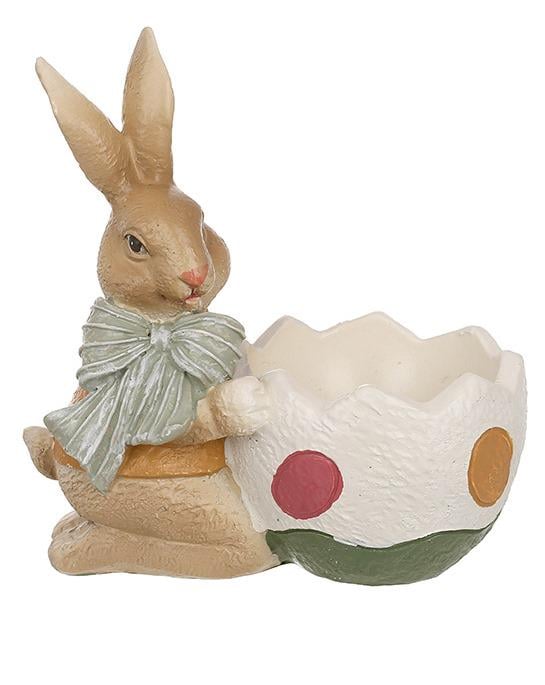 Подставка под яйцо Заяц с бантом 9,5x6x9 см (890-288) Подставка под яйцо Заяц с бантом 9,5x6x9 см (890-288)