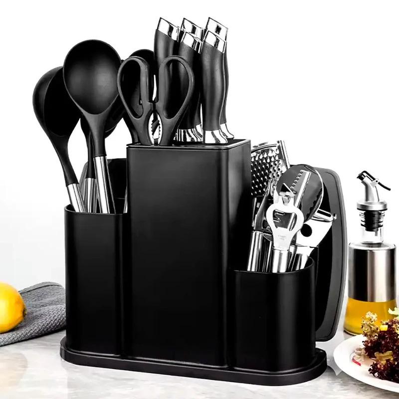 Набор кухонных принадлежностей 20 пр. Черный (234574818_1613)