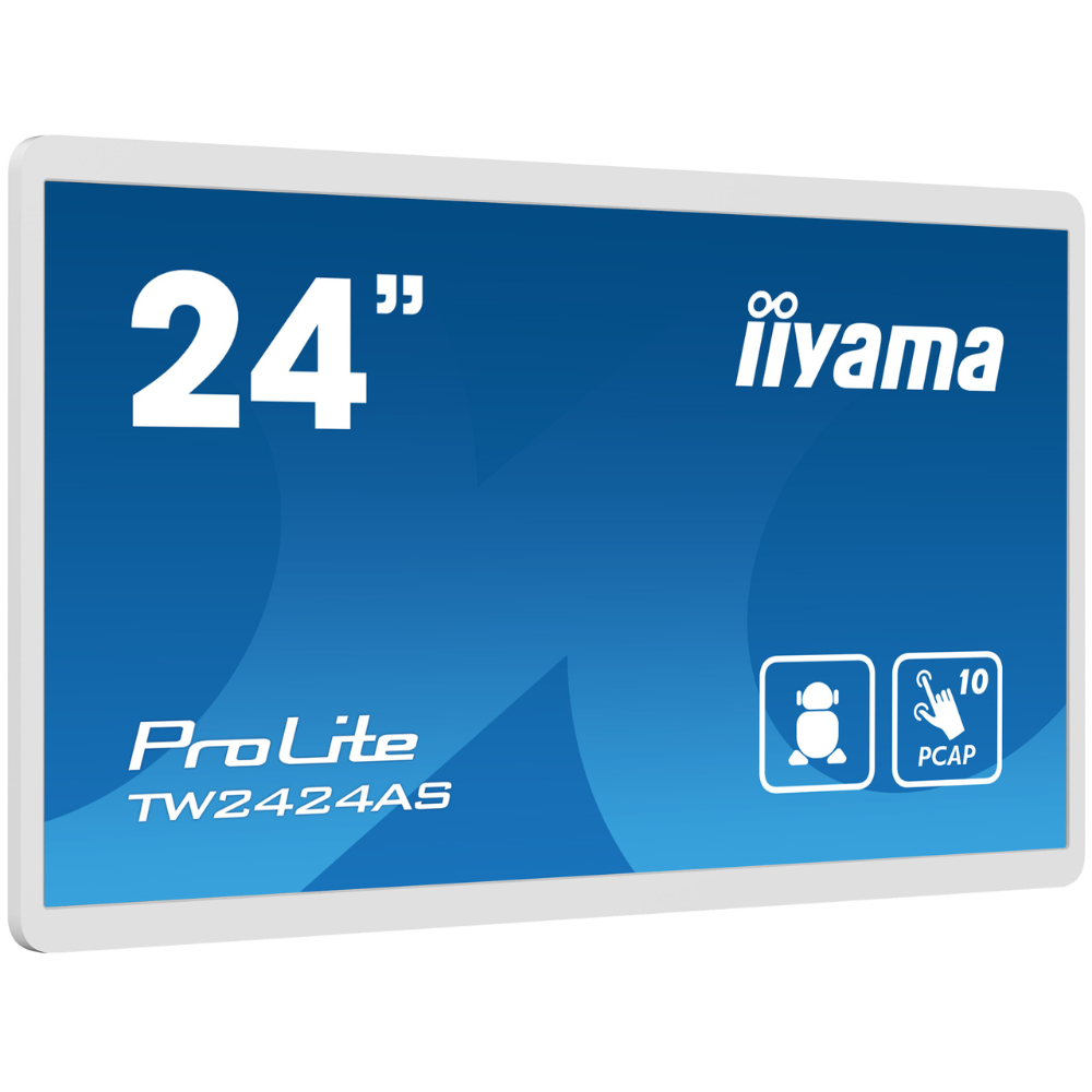 Монитор сенсорный Iiyama ProLite White (TW2424AS-W1) - фото 2