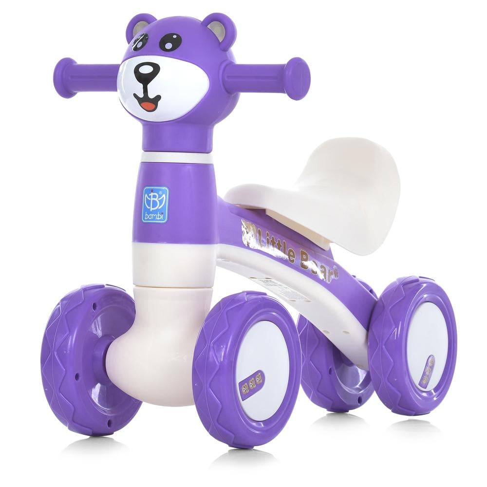 Детская каталка-толокар M 5762-3 музыкальная с подсветкой Фиолетовый (27303936)