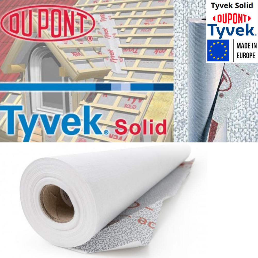Мембрана супердиффузионная Tyvek Solid 1,5x50 м 75 м2 82 г/м2 (310014) - фото 11 Мембрана супердиффузионная Tyvek Solid 1,5x50 м 75 м2 82 г/м2 (310014) - фото 11