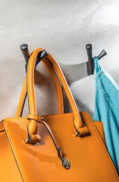 Гачок для одягу настінний GTV TORNA металевий 71х81х47 мм Чорний матовий (24767815) - фото 5