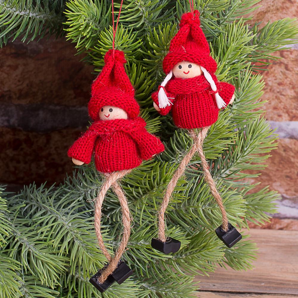 Подвеска Дети 2 шт. Красный (4121)