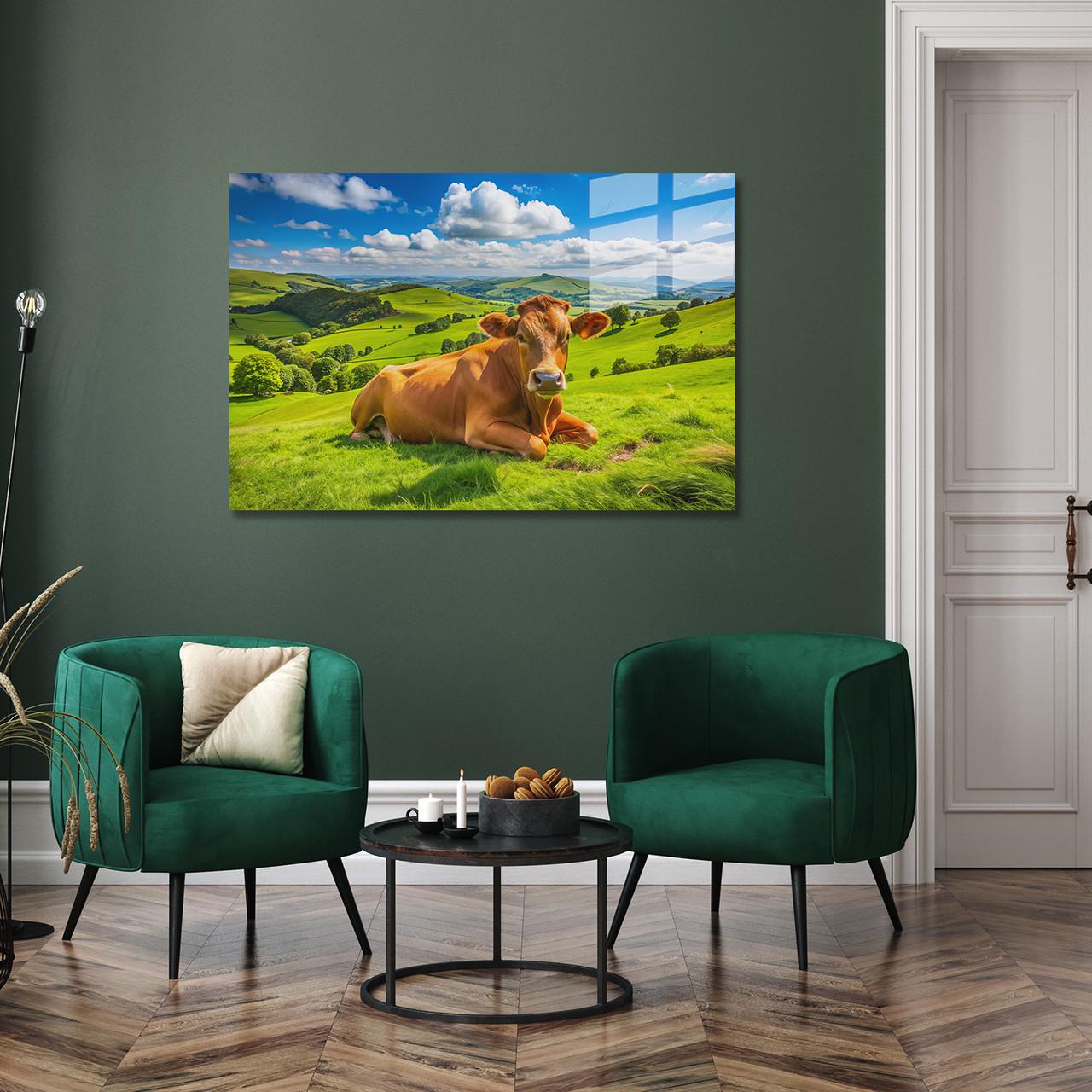 Картина на склі NovellaPrint Мирний відпочинок 90х60 см (388.3)