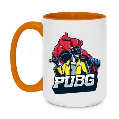 Чашка двухцветная PUBG Art 1 420 мл Оранжевый (2940046-9-87160)