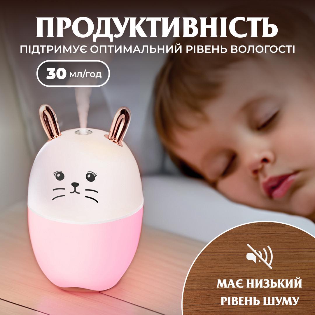 Зволожувач повітря MengChong H2O Humidifier Білий (3807) - фото 7