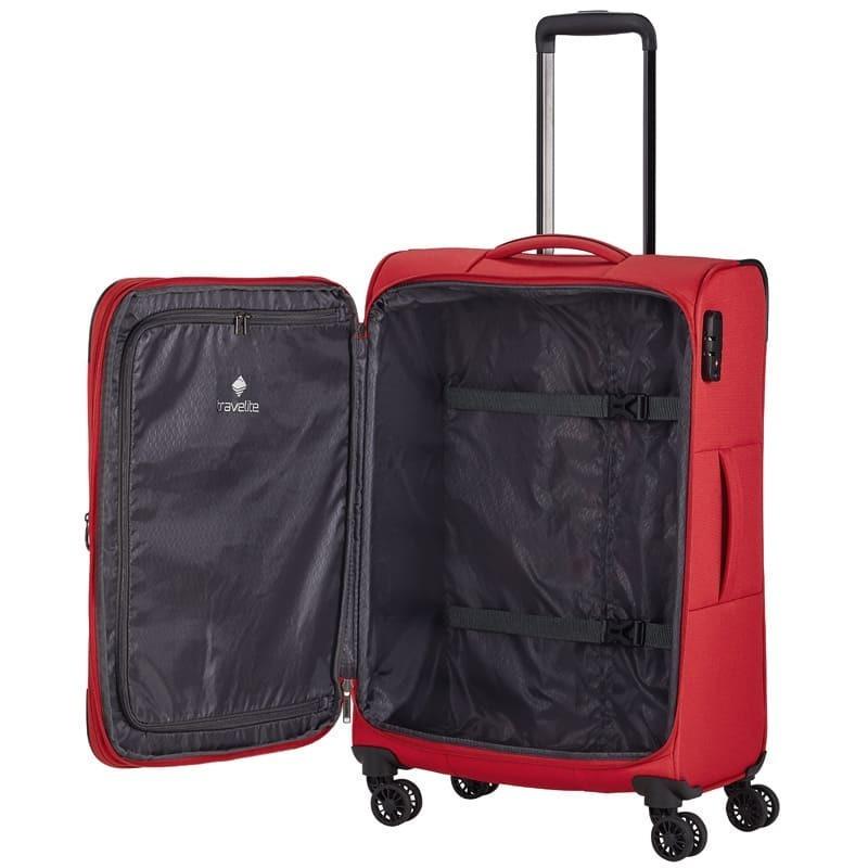 Чемодан на 4 колеса Travelite Chios M 60/66 л Red (TL080048-10) - фото 7