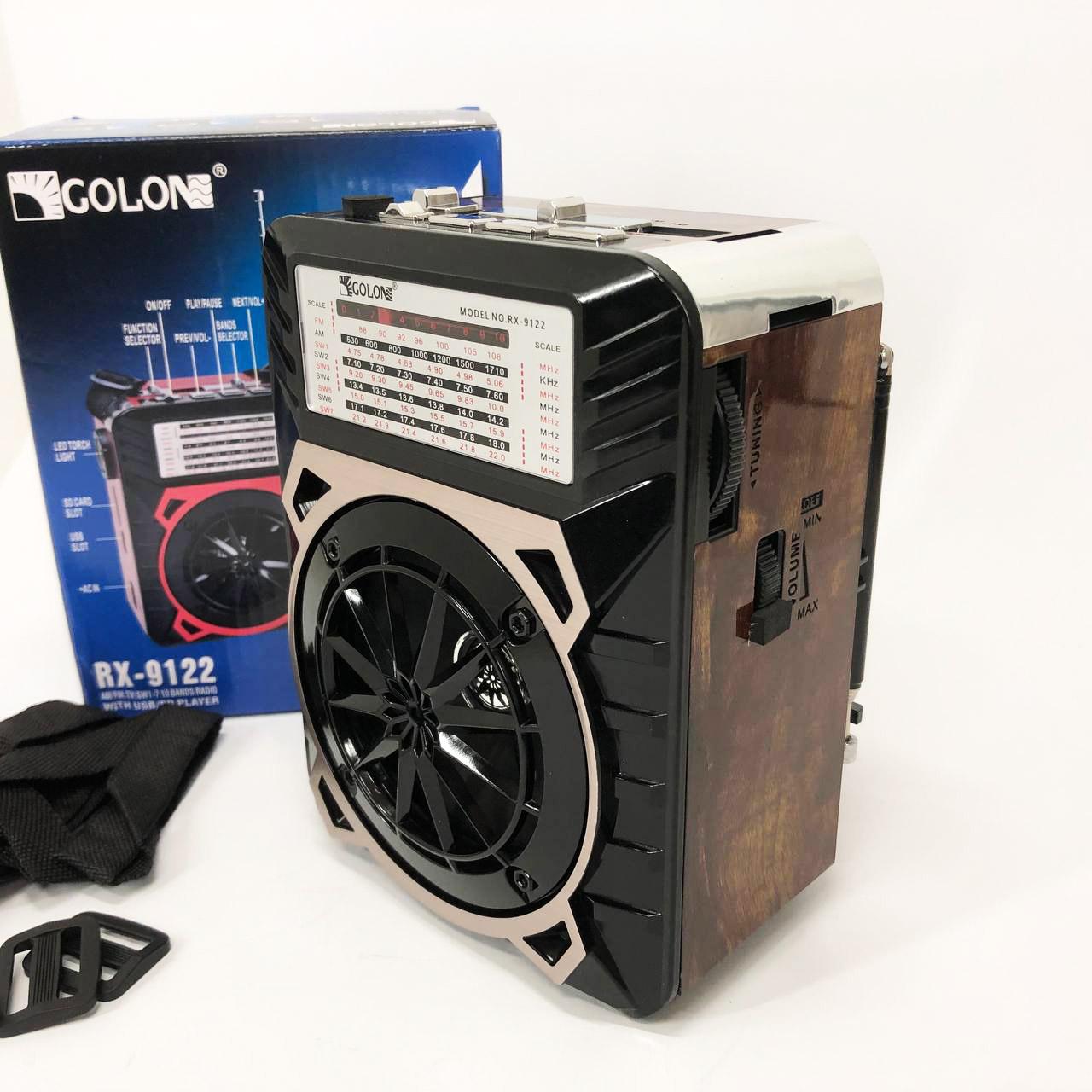 Радиоприемник GOLON RX-9122 с LED фонарем. - фото 6 Радиоприемник GOLON RX-9122 с LED фонарем. - фото 6