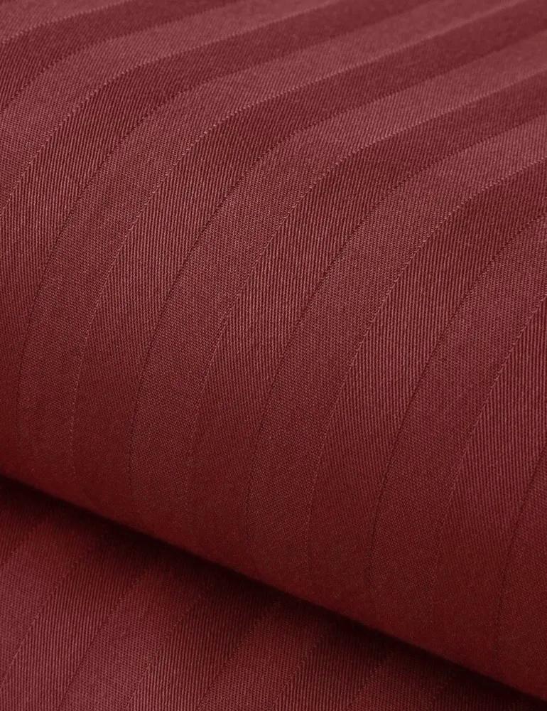 Набір наволочок Lighthouse Sateen Stripe 50х70 см 2 шт. Red Wine - фото 4