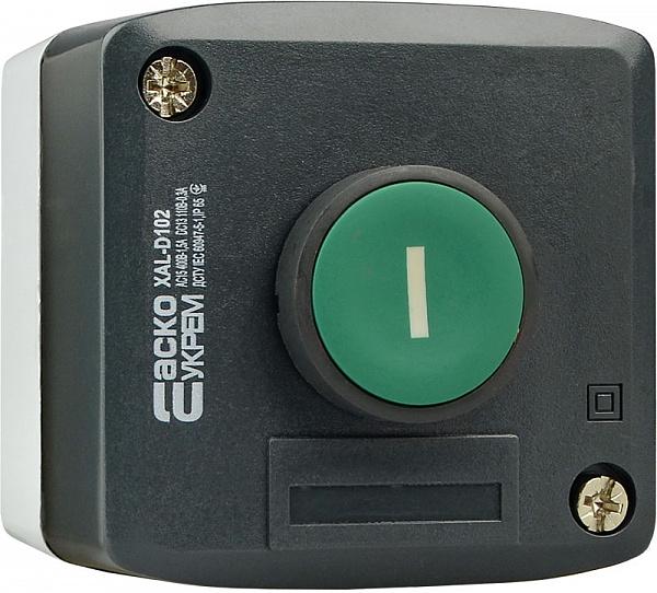 Пост одноместный АСКО-Укрем XAL-D102 Старт 2.5А 220V 1NO IP54 (A0140020051)