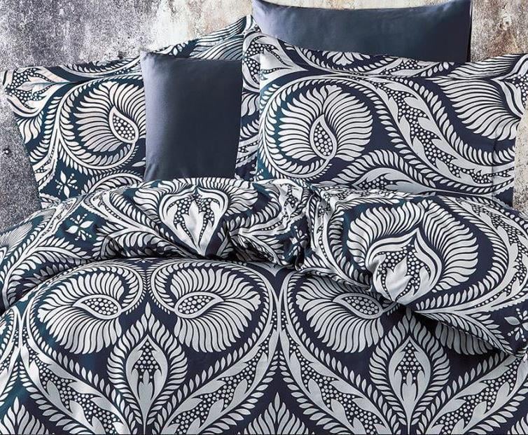 Комплект постільної білизни BELIZZA Roman Denim сатин Комплект постільної білизни BELIZZA Roman Denim сатин