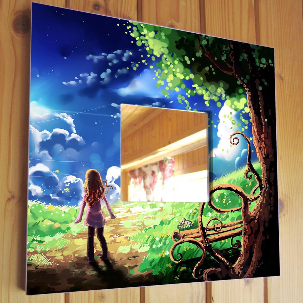 Зеркало декоративное Аниме Манга 260х260 мм (M00706)