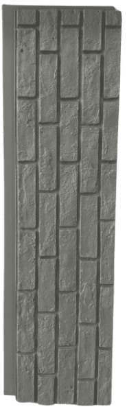 3D-панель Китайская стена 1200х300х30 мм Темно-серый (2386546272)