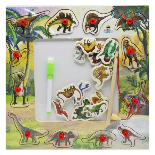 Рамка-вкладыш деревянная Динозавры (200707)