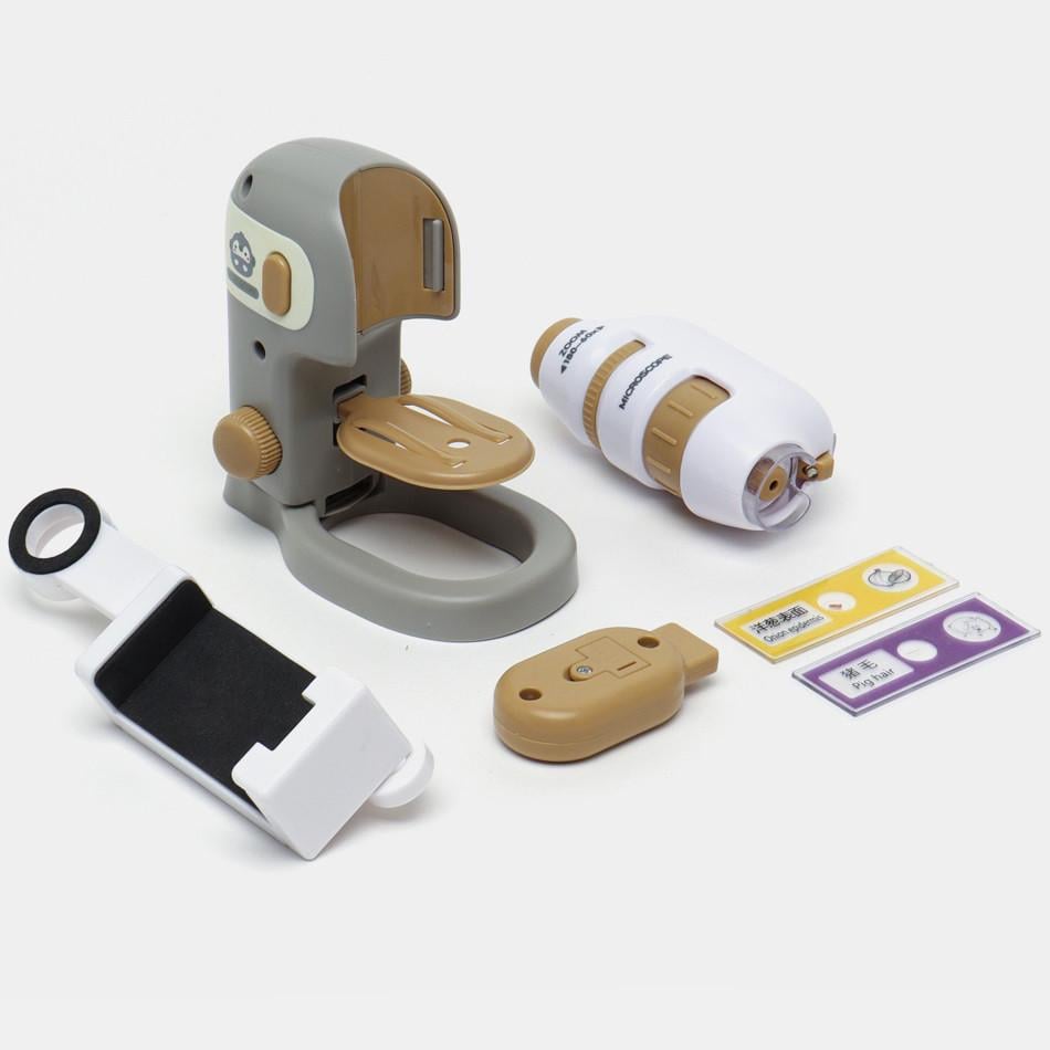 Микроскоп портативный детский для малышей с 180х увеличением (2132707412) - фото 5