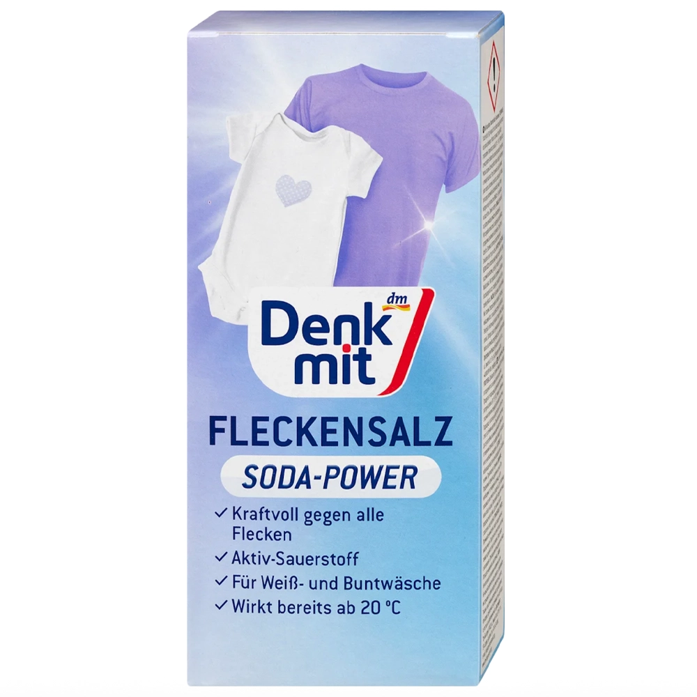 Засіб кисневий для виведення плям DenkMit Fleckensalz з натуральною содою 500 г (EPI-15102025-758)