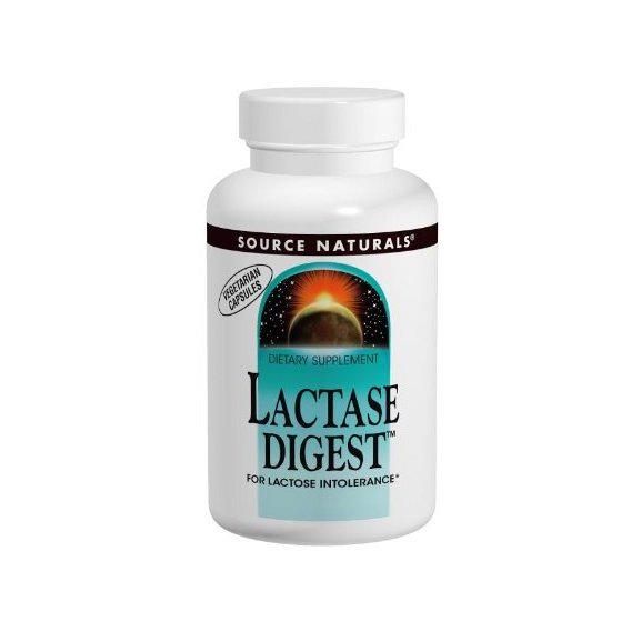 Лактаза Source Naturals Lactase Digest, For Lactose Intolerance 180 Veg Caps