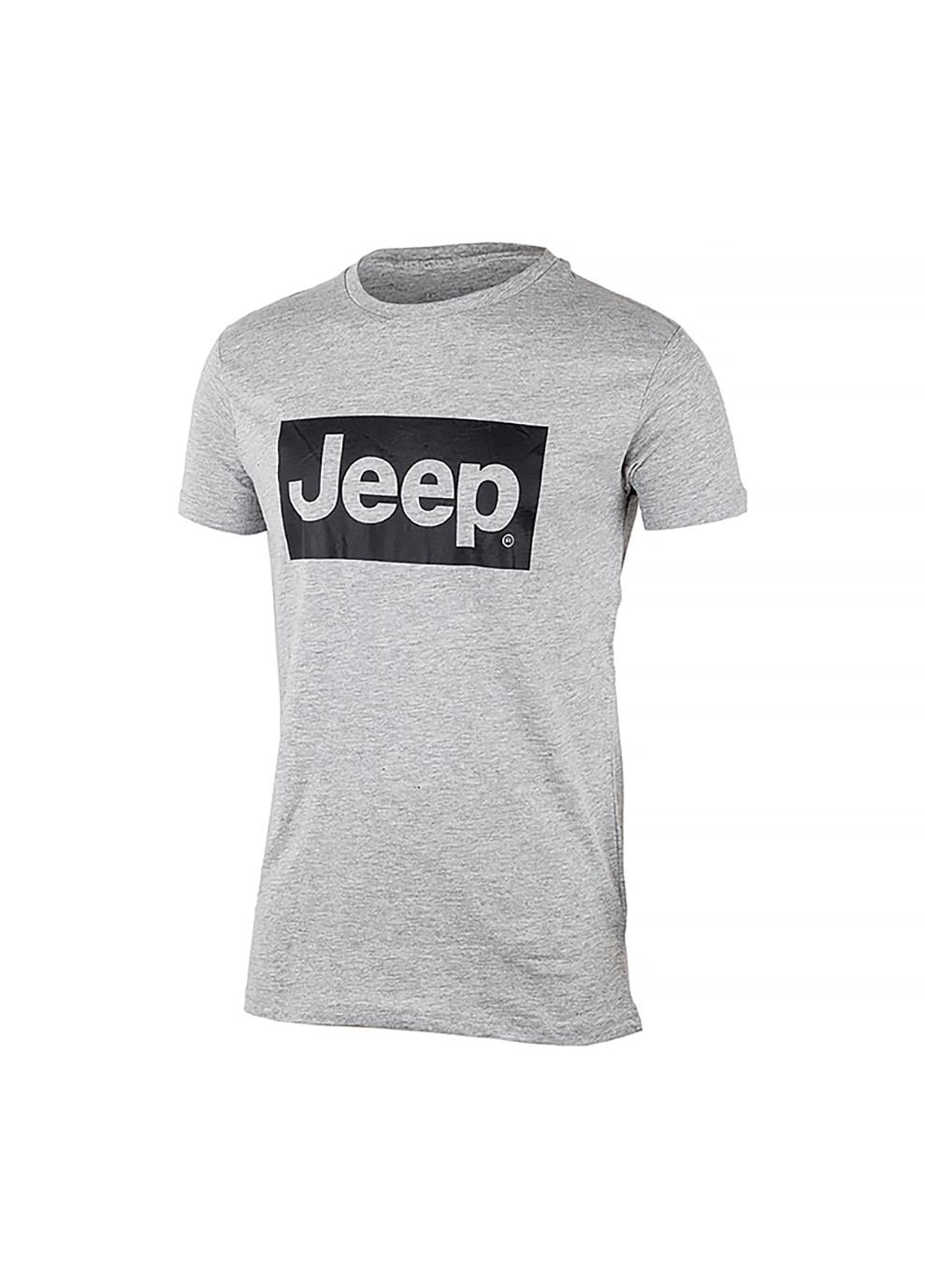 Футболка мужская JEEP T-SHIRT Contours J22W M Серый (O102581-G433 M)