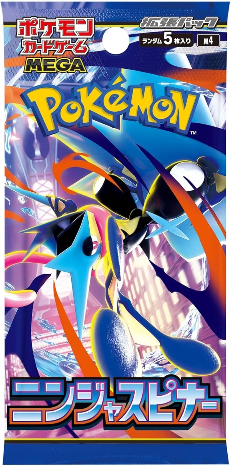 Бустер-пак Pokemon TCG: MEGA Expansion Pack Ninja Spinner M4 японская версия (POK-JAP-M4-PACK)