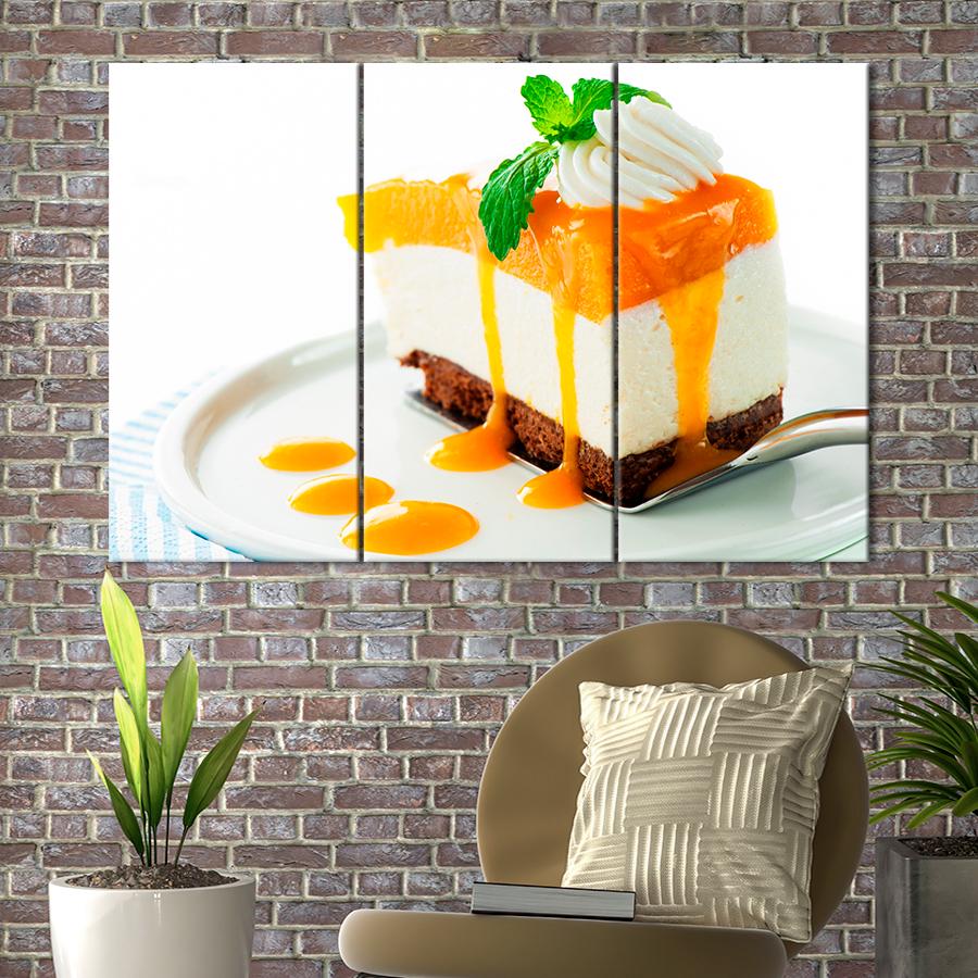 Настенний декор Невесомый персиковый чизкейк 156x100 см (A311-3)