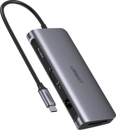 Концентратор UGREEN CM179 Multi Port 9в1 Type-C Adapter (40873)
