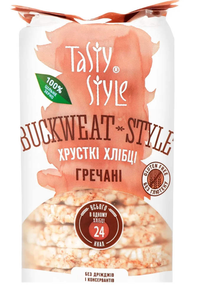 Хлібці гречані Ukr-kosher Tasty Style 100 г (00100000167)