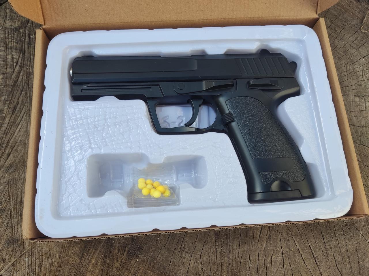 Пистолет страйкбольный Glock металлический (2977299898)