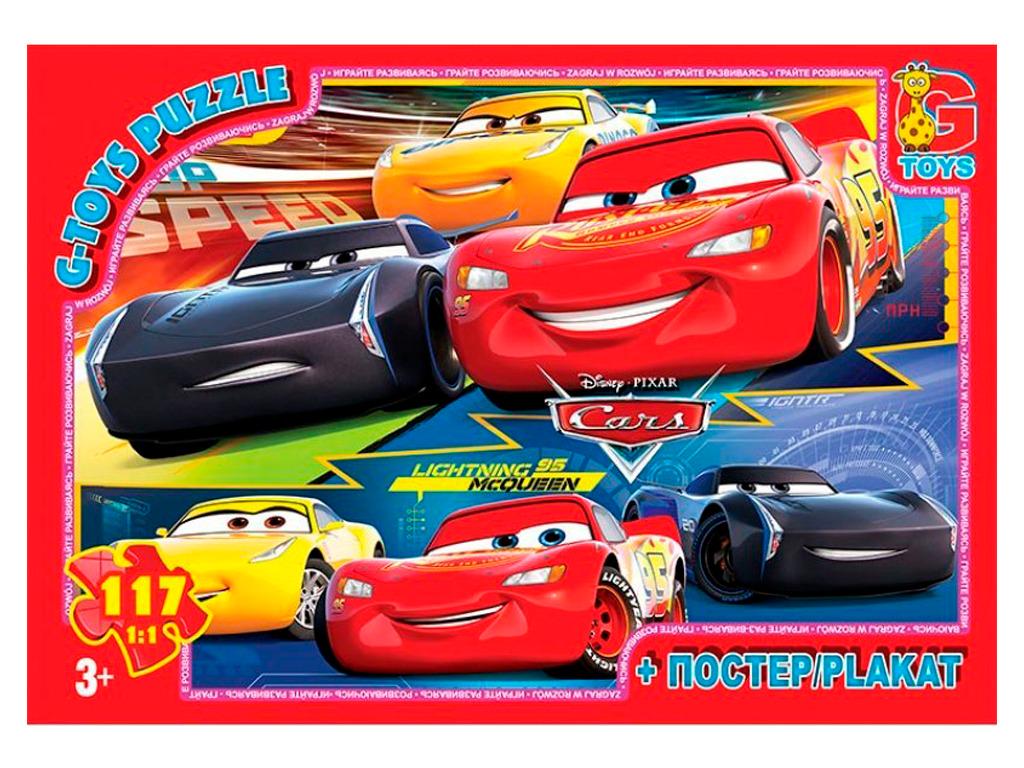 Пазлы G-Toys Z10198 из серии Тачки 117 элементов (4824687634961)