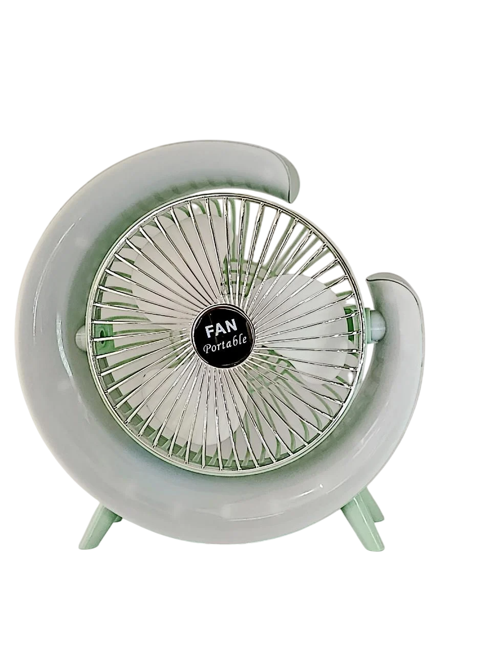 Вентилятор нічник на акумуляторі Зелений